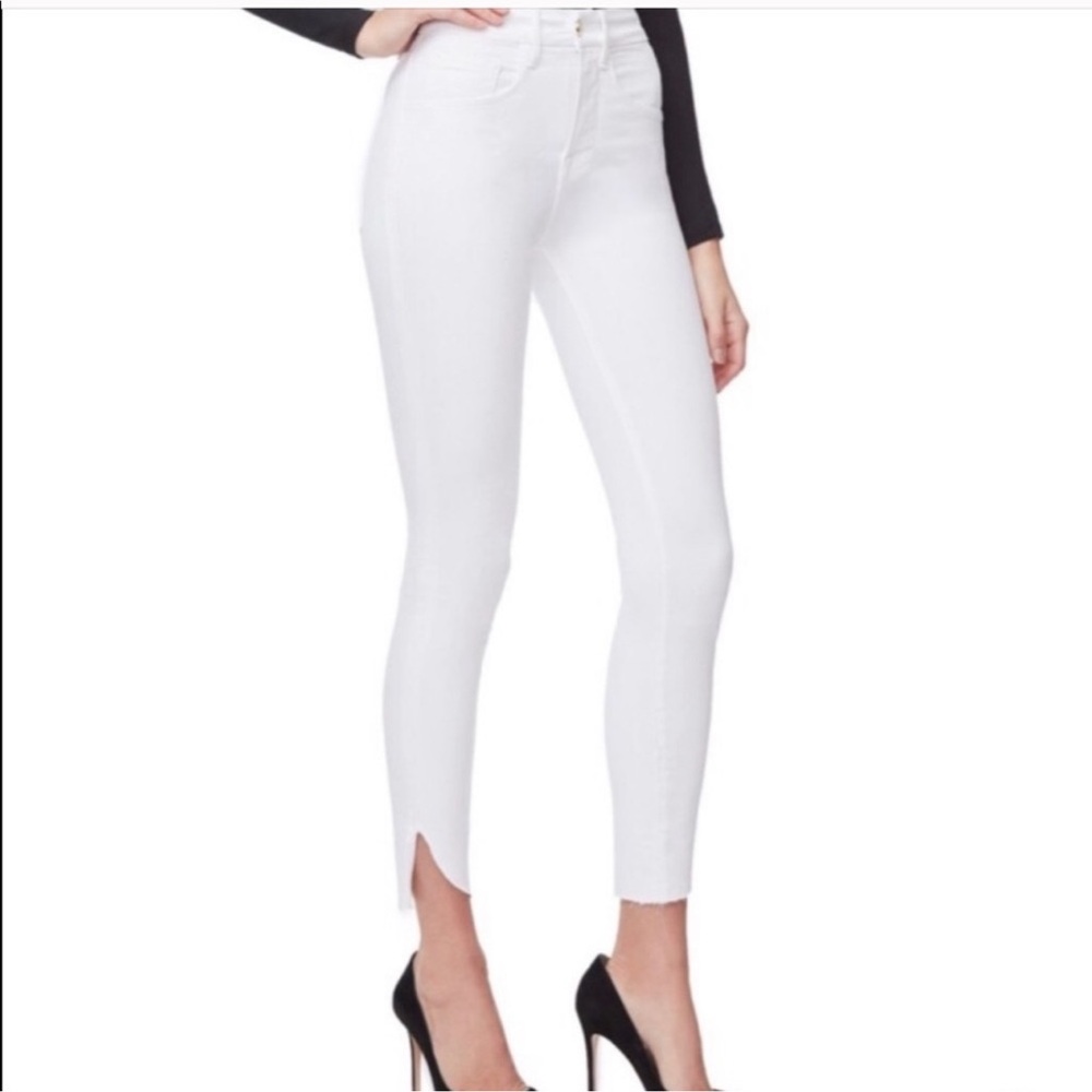 Good American Good Leg Cropped Skinny Jeans size 6 (28)